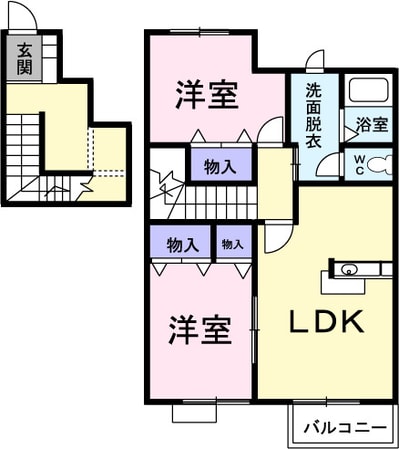 グリーンリーフの物件間取画像